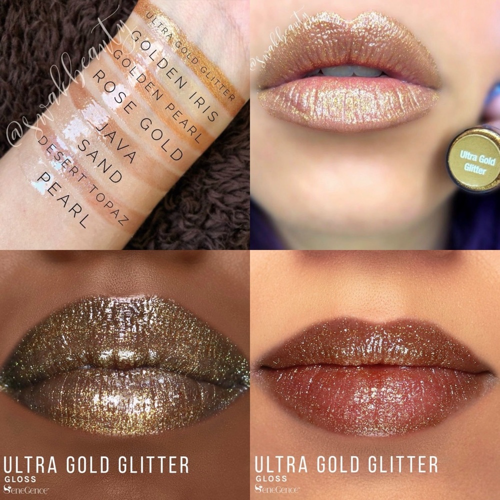 ✨ 2/$27- 3/$40 - 4/$50 or buy more and save more! ✨Ultra Gold Glitter Gloss